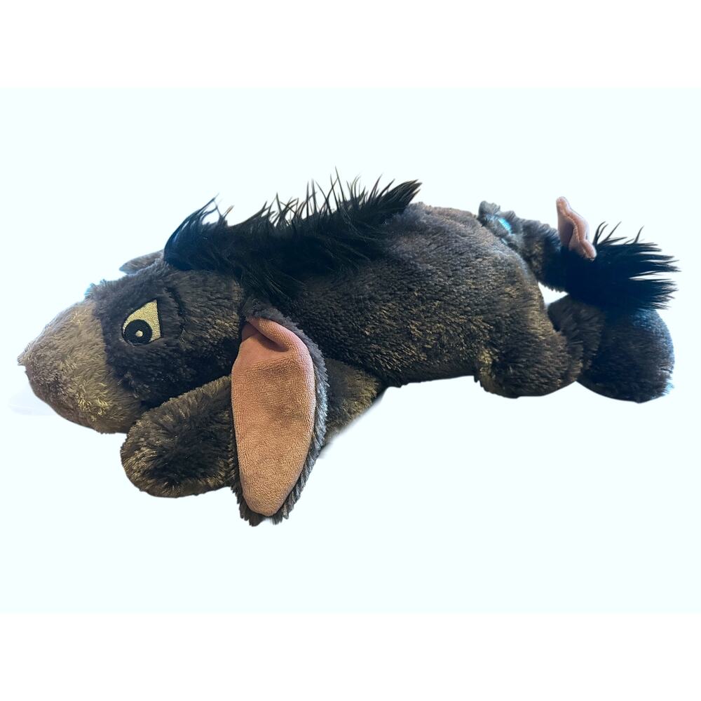 Vintage Disney Store Eeyore Plush Donkey Laying Flat Removable Tail 16"